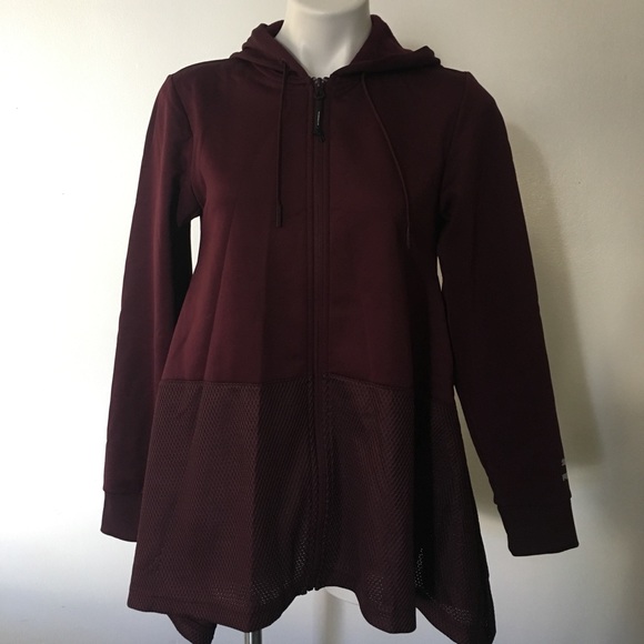 PUMA Evo Drapey Fullzip Hoodie Winetasting/Copper - Picture 2 of 5